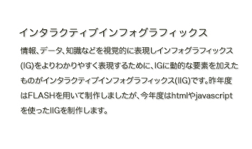 インタラクティブインフォグラフィックス
