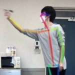 骨格解析技術を利用した姿勢解析