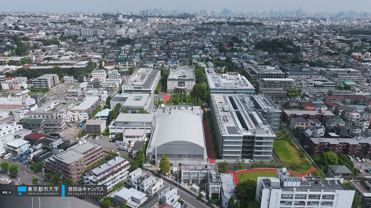 世田谷キャンパス４Kドローン撮影
